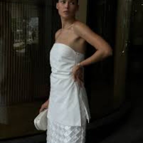 DISSH Leo Strapless Tunic - White - Picture 8 of 8